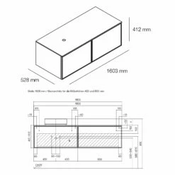 Alape Arkta Möbelmodul Mit Trägerplatte 160 Cm, Beckenposition Links 7 Alape Arkta Möbelmodul Mit Trägerplatte 160 Cm, Beckenposition Links -KEUCO Verkauf alape badmoebel arkta moebelmodul mit traegerplatte 9656693