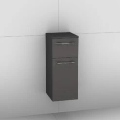 Artiqua 800 Midischrank 30 Cm, Mit 1 Tür Anschlag Links Und 1 Auszug