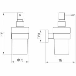 Avenarius Serie 420 Seifenspender