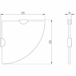 Avenarius Ablage Eckmodell 22 Cm