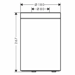 AXOR Universal Circular Abfalleimer