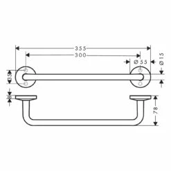 AXOR Universal Circular Haltestange