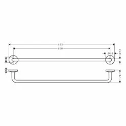 AXOR Universal Circular Handtuchhalter 60 Cm