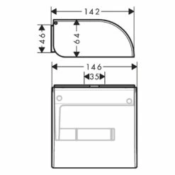 AXOR Universal Circular Toilettenpapierhalter Mit Deckel