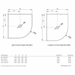 Bette BETTEFLOOR Corner Eck-Duschfläche 100 X 100 Cm