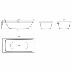Bette Free Badewanne 190 X 90 X 45 Cm -KEUCO Verkauf bette free badewanne 190 x 90 x 45 cm 2118595