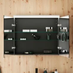 Burgbad Lin20 Spiegelschrank Mit LED-Beleuchtung, 80 Cm, 2 Spiegeltüren -KEUCO Verkauf burgbad lin20 spiegelschraenke spiegelschrank mit led 11025586