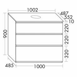 Burgbad Lin20 Waschtischunterschrank Mit Konsolenplatte 100 Cm, 3 Auszüge, Beckenausschnitt Mittig 8 Burgbad Lin20 Waschtischunterschrank Mit Konsolenplatte 100 Cm, 3 Auszüge, Beckenausschnitt Mittig -KEUCO Verkauf burgbad lin20 waschtischunterschraenke waschtischunterschrank mit konsolenplatte 10343915