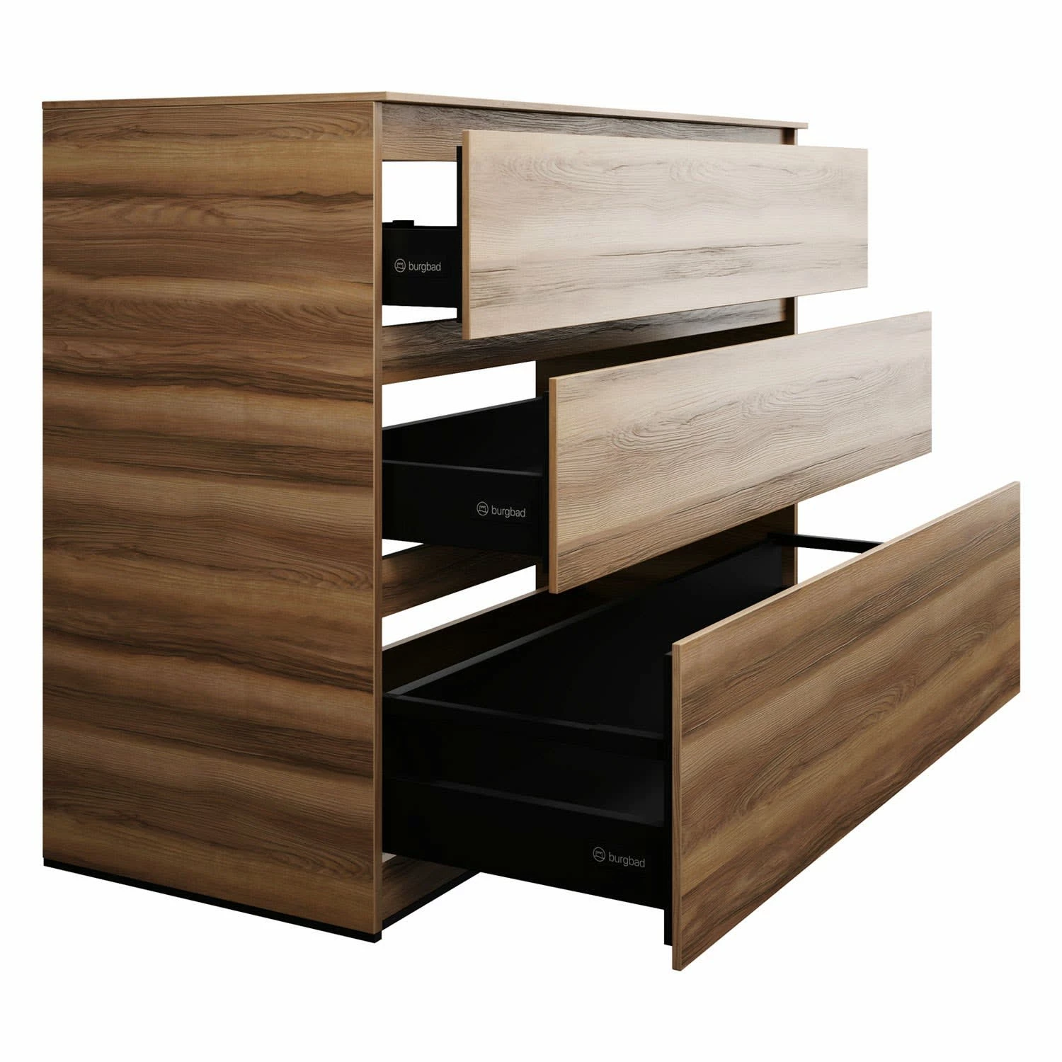 Burgbad Lin20 Waschtischunterschrank Mit Konsolenplatte 120 Cm, 3 Auszüge, Beckenausschnitt Mittig 5 Burgbad Lin20 Waschtischunterschrank Mit Konsolenplatte 120 Cm, 3 Auszüge, Beckenausschnitt Mittig – Bild 5