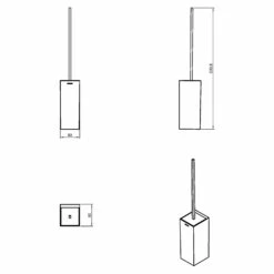 COSMIC Bath Life Toilettenbürstenhalter Stand-/Wandmodell -KEUCO Verkauf cosmic bath life toilettenbuerstenhalter stand wandmodell 5027432