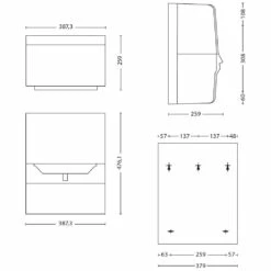 CWS Industrie-Stoffhandtuchspender HeavyDuty 102er