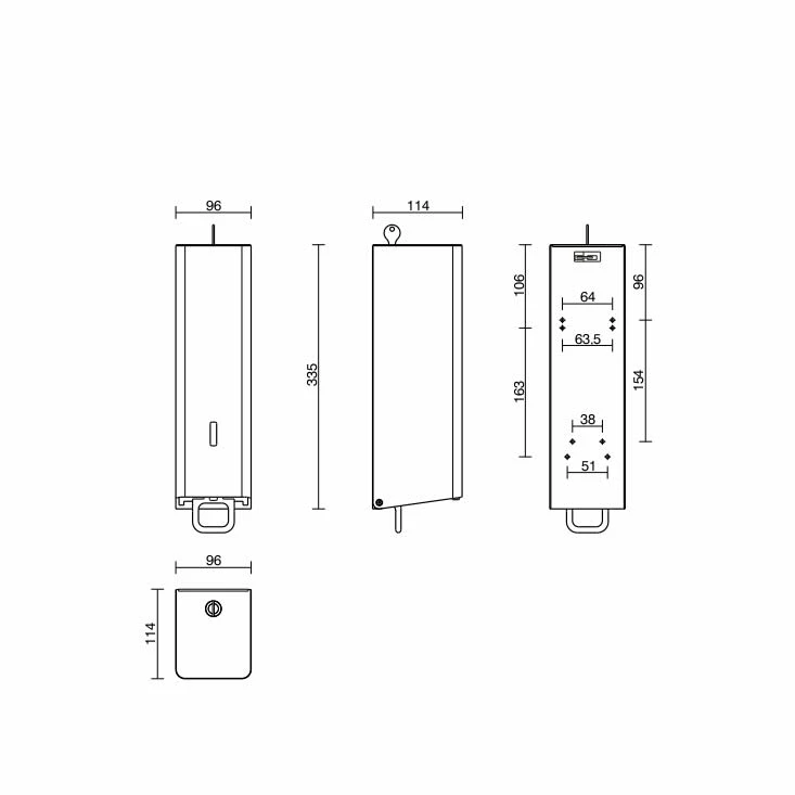 CWS ObjectLine Seifencremespender 500 Edelstahl 2 CWS ObjectLine Seifencremespender 500 Edelstahl – Bild 2