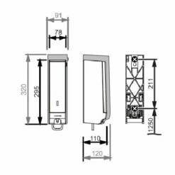 CWS ParadiseLine Stainless Steel Seifenschaumspender Foam Slim -KEUCO Verkauf cws seifenspender paradiseline stainless steel seifenschaumspender 6211777
