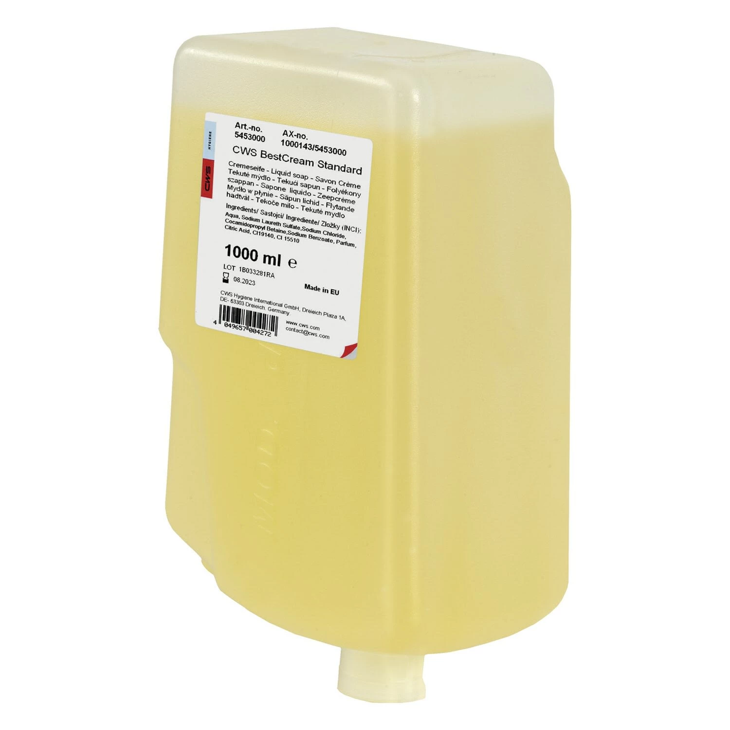 CWS BestCream Seifencreme Mit Zitrusduft 1000 Ml 1 CWS BestCream Seifencreme Mit Zitrusduft 1000 Ml