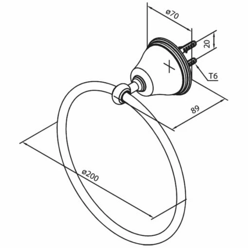 Damixa Tradition Handtuchring -KEUCO Verkauf damixa serie tradition accessoires handtuchring 2060122