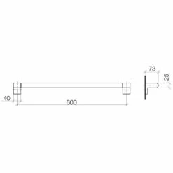 Dornbracht IMO Badetuchhalter 60 Cm