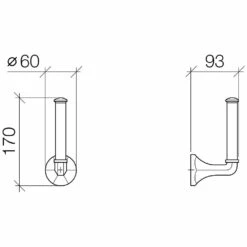 Dornbracht Madison + Madison Flair Reserve-Papierrollenhalter