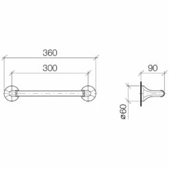 Dornbracht Madison + Madison Flair Wannengriff 30 Cm