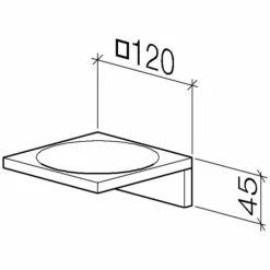 Dornbracht MEM Seifenhalter Wandmodell Komplett
