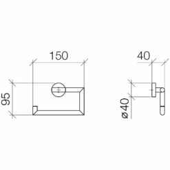 Dornbracht Papierrollenhalter Ohne Deckel