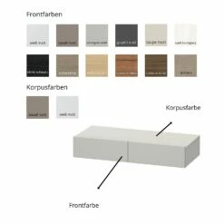 Duravit Durastyle Schubkastenablage 150 Cm, Mit 3 Schubkästen, Bi-Color