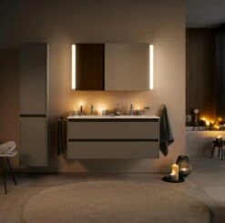 Duravit Ketho.2 Spiegelschrank, Mit Waschplatzbeleuchtung, 120 Cm -KEUCO Verkauf duravit ketho 2 badmoebel spiegelschraenke spiegelschrank 8525011