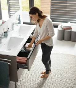 Duravit Ketho.2 Waschtischunterbau Wandhängend, 2 Auszüge, 128 Cm 8 Duravit Ketho.2 Waschtischunterbau Wandhängend, 2 Auszüge, 128 Cm -KEUCO Verkauf duravit ketho 2 badmoebel waschtischunterbau me 10229507
