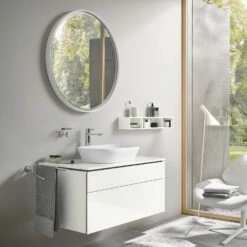 Duravit L-Cube Spiegel Mit LED Beleuchtung Ø 90 Cm