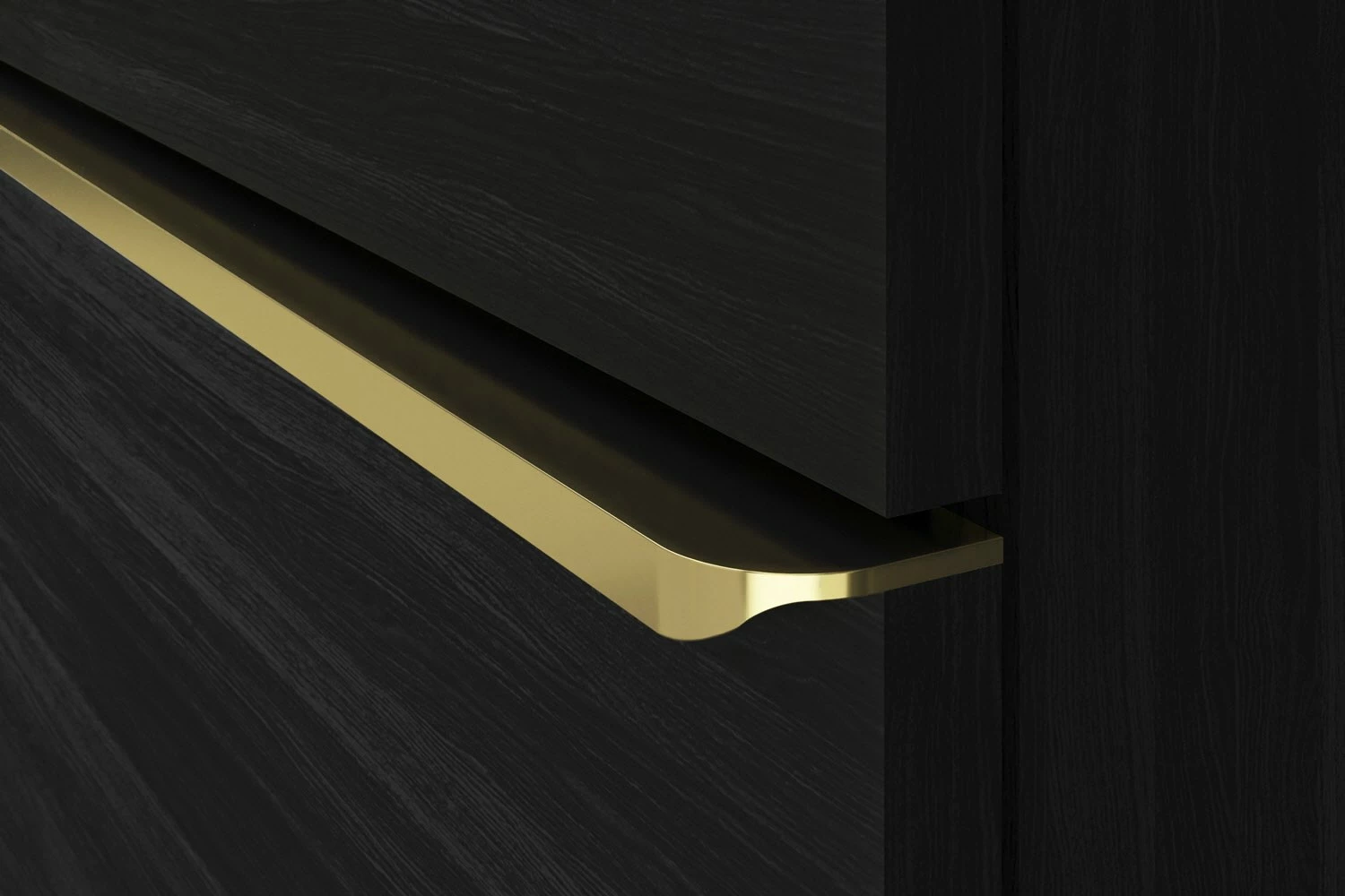 Duravit D-Neo Konsolenwaschtischunterbau Für Waschtisch Rechts 140 X 45,9 Cm, 2 Auszüge, Griff Gold Poliert 1 Duravit D-Neo Konsolenwaschtischunterbau Für Waschtisch Rechts 140 X 45,9 Cm, 2 Auszüge, Griff Gold Poliert