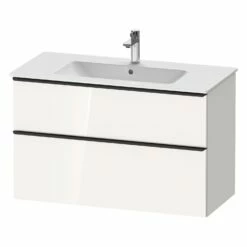 Duravit ME By Stark Waschtisch Mit D-Neo Waschtischunterschrank 101 Cm Mit 2 Auszügen