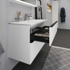 Duravit ME By Stark Waschtisch Mit D-Neo Waschtischunterschrank 101 Cm Mit 2 Auszügen -KEUCO Verkauf duravit neo badmoebel waschtischunterbauten me by 7044192