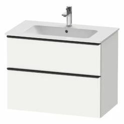 Duravit ME By Stark Waschtisch Mit D-Neo Waschtischunterschrank 81 Cm Mit 2 Auszügen
