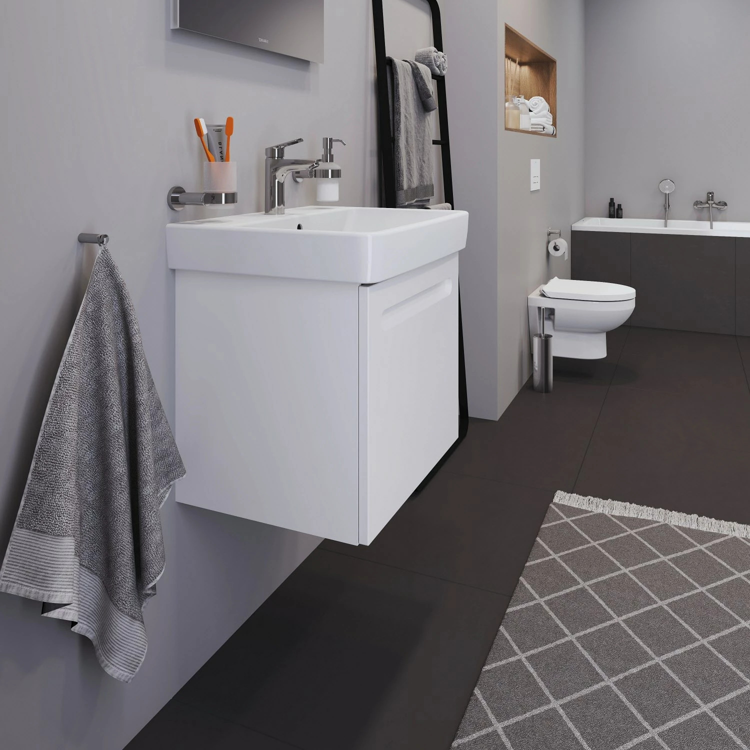 Duravit No. 1 Waschtischunterbau 49 Cm, 1 Auszug 6 Duravit No. 1 Waschtischunterbau 49 Cm, 1 Auszug – Bild 6