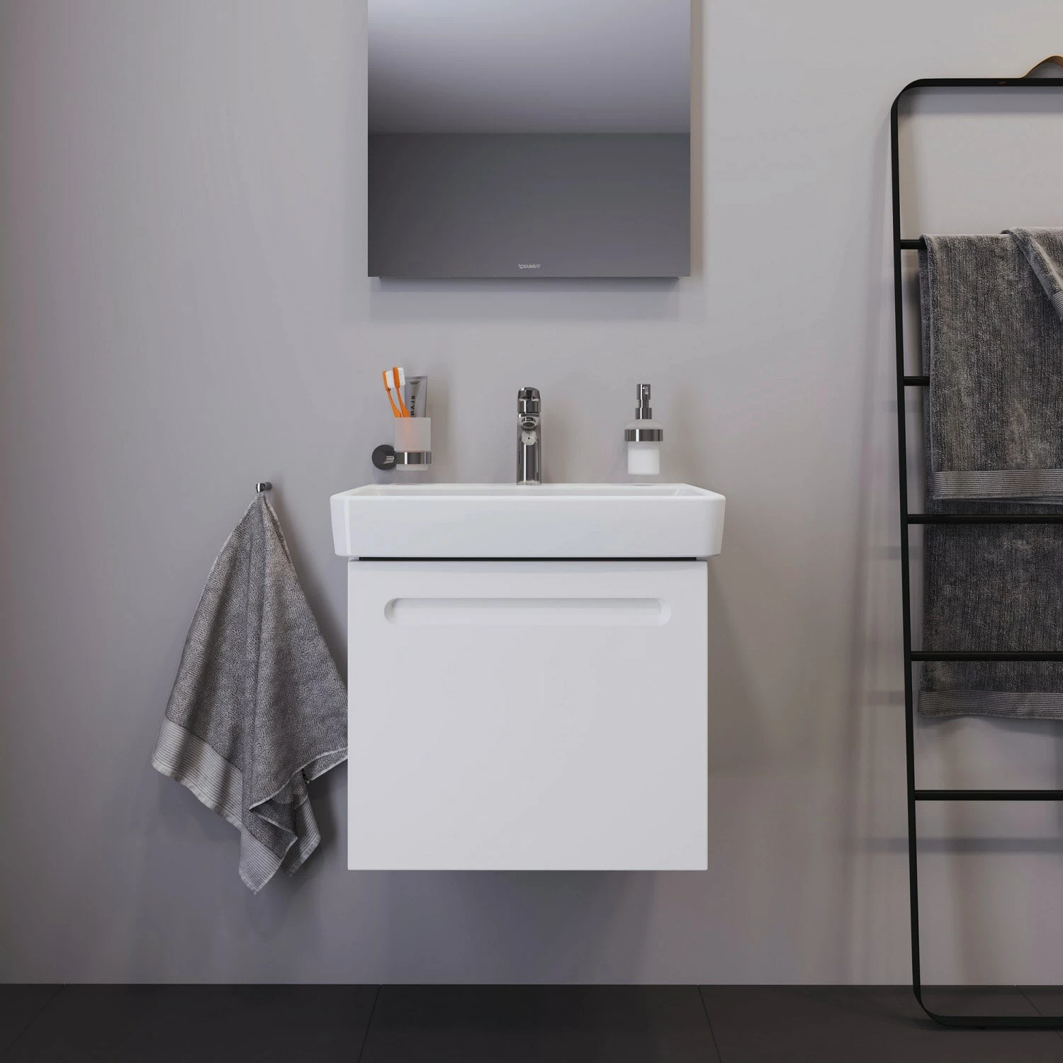 Duravit No. 1 Waschtischunterbau 49 Cm, 1 Auszug 2 Duravit No. 1 Waschtischunterbau 49 Cm, 1 Auszug – Bild 2