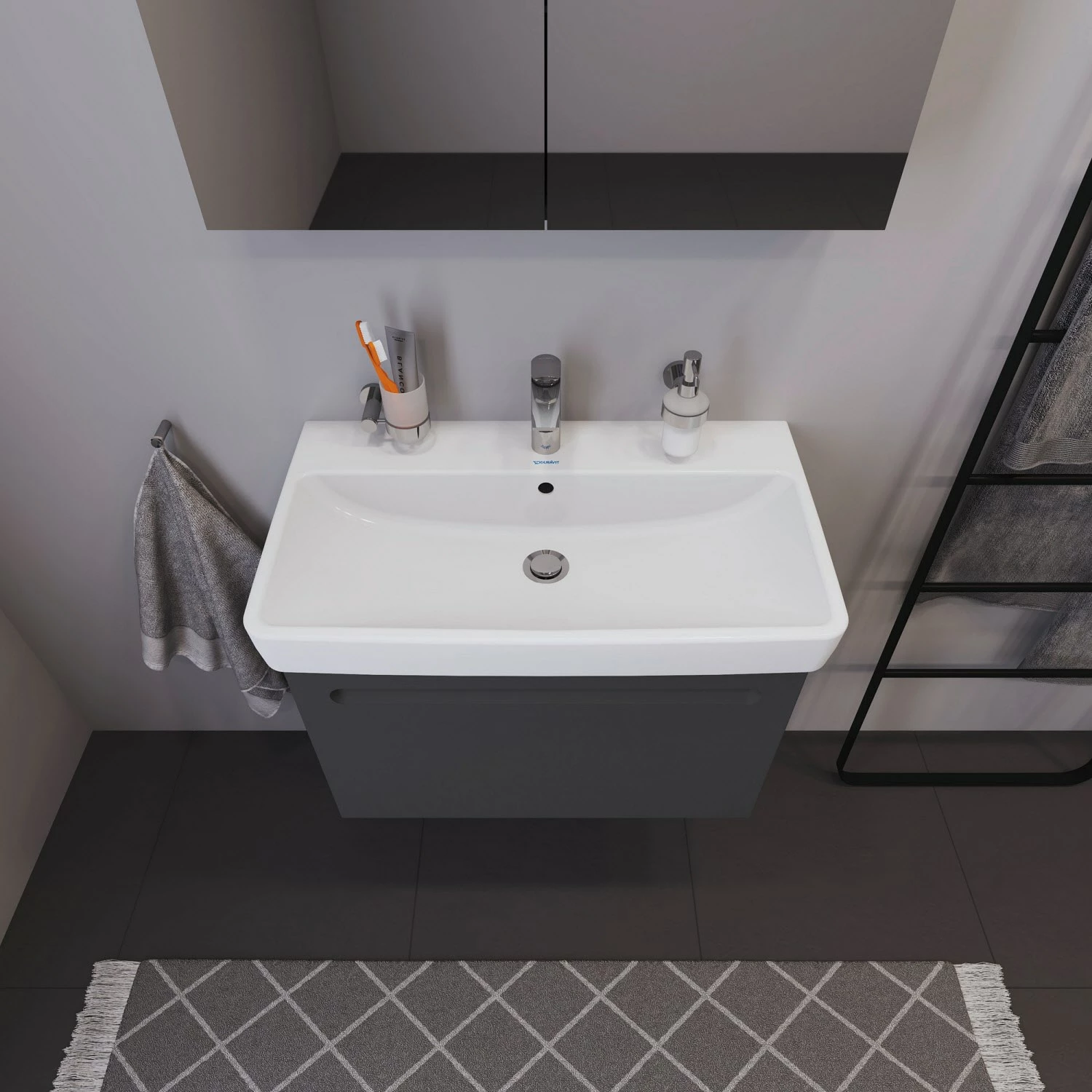 Duravit No. 1 Waschtischunterbau 74 Cm, 1 Auszug 7 Duravit No. 1 Waschtischunterbau 74 Cm, 1 Auszug – Bild 7