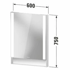 Duravit Qatego Spiegel 60 X 75 Cm -KEUCO Verkauf duravit qatego badmoebel spiegel spiegelschraenke 60 11901210