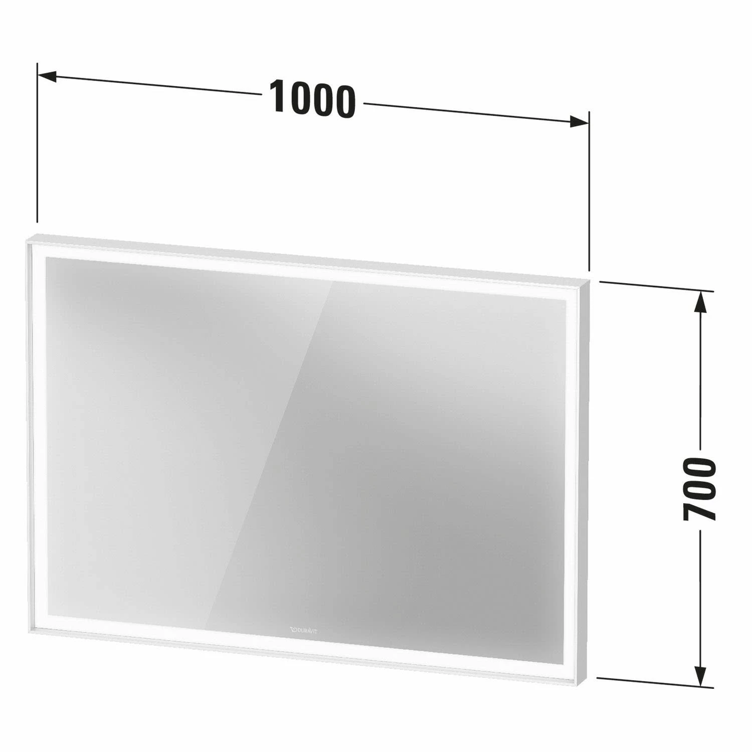 Duravit Vitrium Spiegel 100 X 70 Cm, Mit Steuerung Innenbeleuchtung 1 Duravit Vitrium Spiegel 100 X 70 Cm, Mit Steuerung Innenbeleuchtung