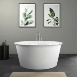 Duravit White Tulip Badewanne Freistehend Rund Ø 140 Cm -KEUCO Verkauf duravit white tulip badewannen freistehend rund 10978960