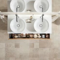 Duravit White Tulip Konsolenwaschtischunterbau Mit Ausschnitt Rechts 130 X 40,8 Cm, 1 Auszug Mit Griffen, Mit Zusatzmodul "E" -KEUCO Verkauf duravit white tulip badmoebel waschtischunterbauten konsolenwaschtischunterbau 8497108