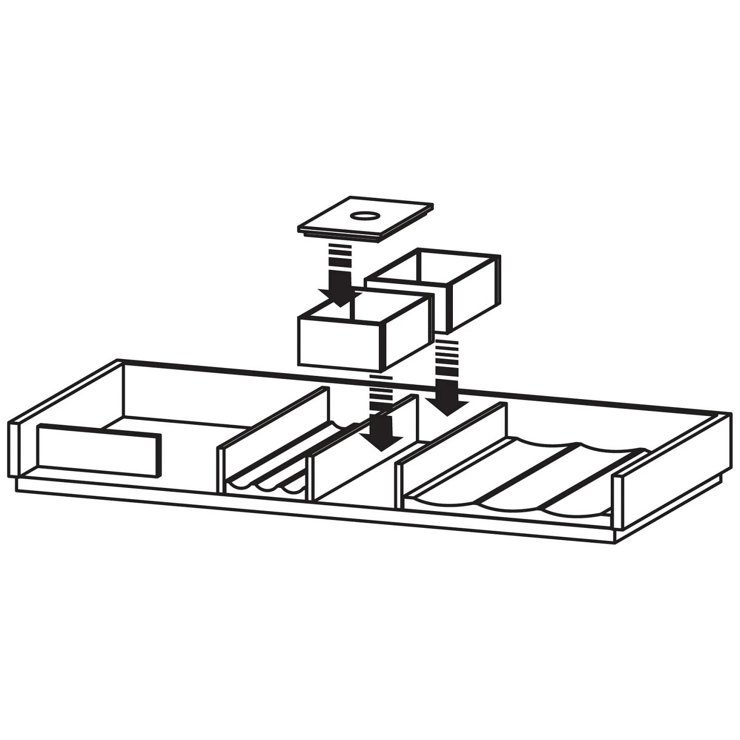 Duravit XViu Waschtischunterbau 140 Cm, Mit 4 Auszügen, Ausschnitt Rechts, Mit Zusatzmodul "B" 1 Duravit XViu Waschtischunterbau 140 Cm, Mit 4 Auszügen, Ausschnitt Rechts, Mit Zusatzmodul "B"