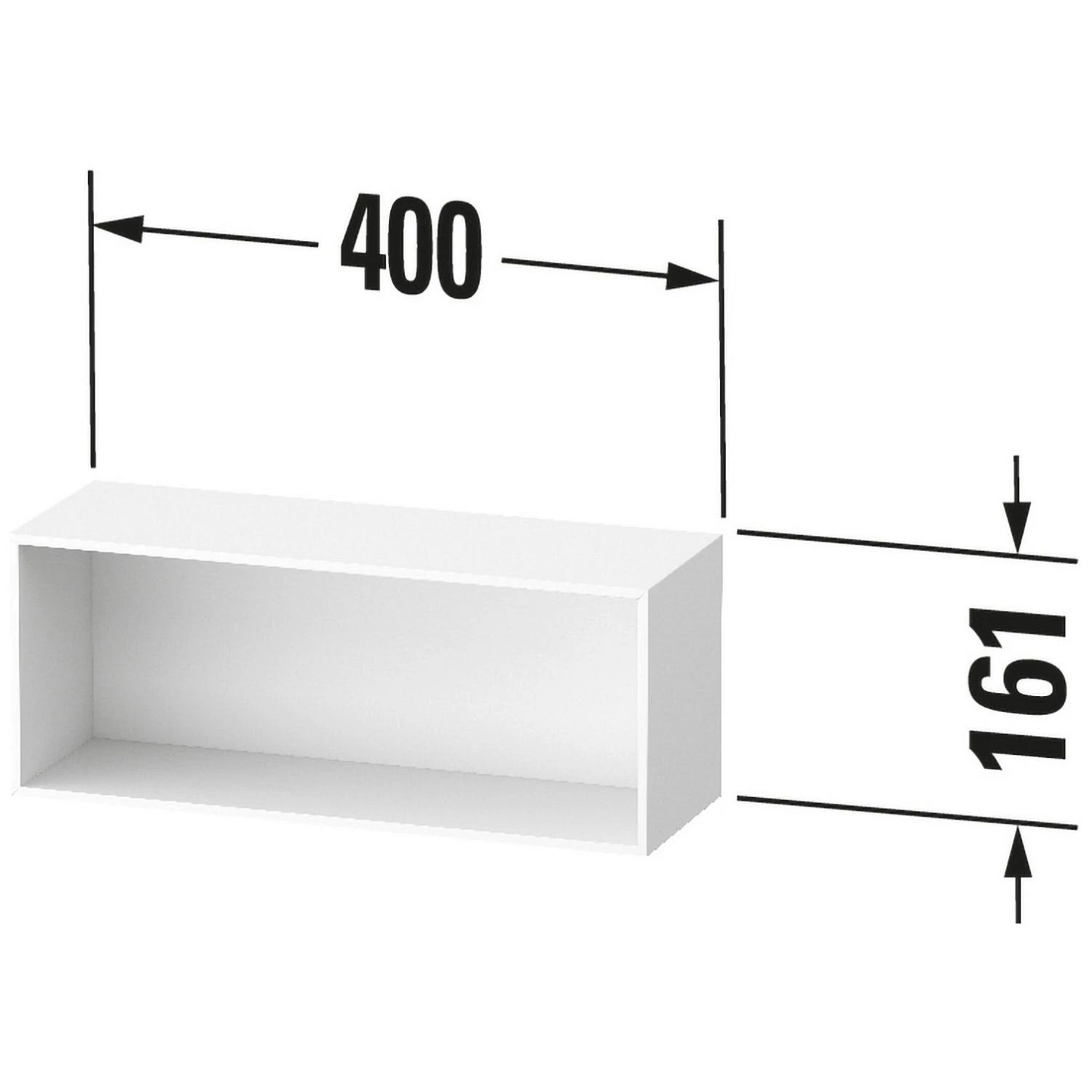 Duravit Zencha Regalelement 40 X 16,1 Cm 1 Duravit Zencha Regalelement 40 X 16,1 Cm