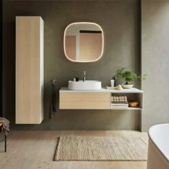 Duravit Zencha Spiegel 70 X 5 X 70 Cm, Sensor-Version, Ohne Spiegelheizung