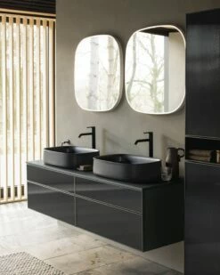 Duravit Zencha Konsolenwaschtischunterbau Mit Ausschnitt Links 160 X 44,2 Cm, 4 Auszüge, Mit Zusatzmodul "H" -KEUCO Verkauf duravit zencha badmoebel waschtischunterbauten konsolenwaschtischunterbau mit 8653192