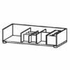Duravit Inneneinteilung Für Waschtischunterbauten 100 X 35 Cm