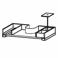 Duravit Inneneinteilung Für Waschtischunterbauten 68,4 X 35 Cm Mit Siphonausschnitt