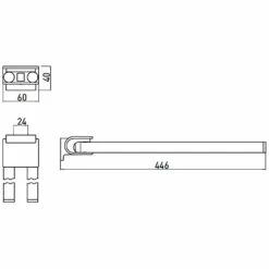 Emco System 2 Handtuchhalter 44,6 Cm