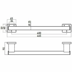 Emco System 2 Reling Für Einhängesitz Kurz