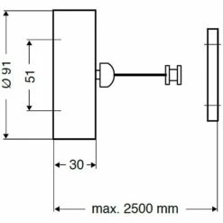 Emco System 2 Wäscheleine