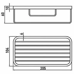 Emco System 2 Schwammkorb Mit Direkter Wandbefestigung