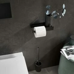 Emco Aura Papierhalter, Aufnahme Links